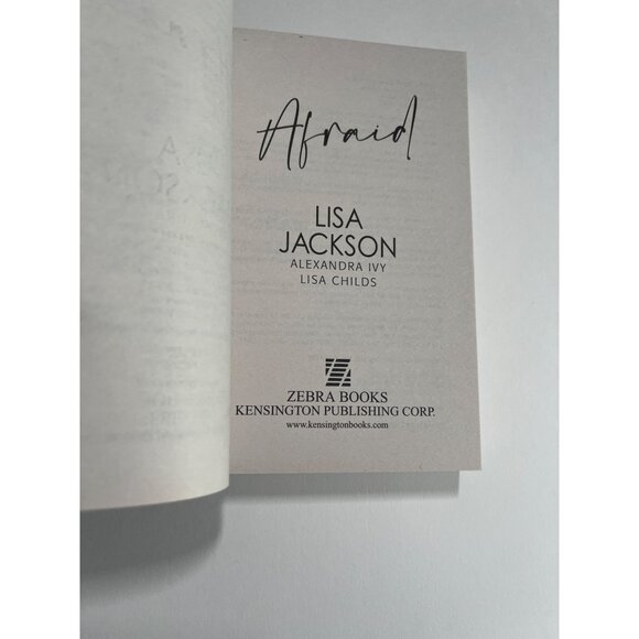 Afraid Three Stories Lisa Jackson Alexandra Ivy Lisa Childs Romantic Suspense - Picture 3 of 4